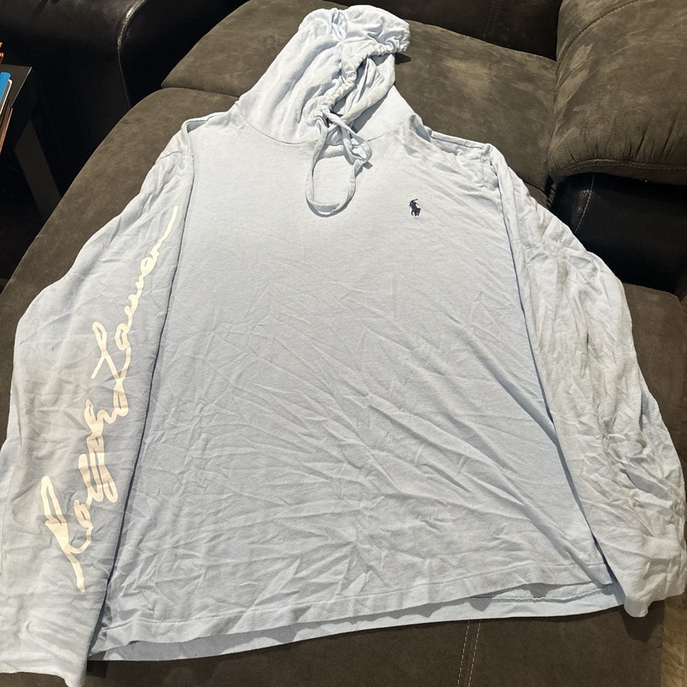 Polo Ralph Lauren Light Blue Hoodie